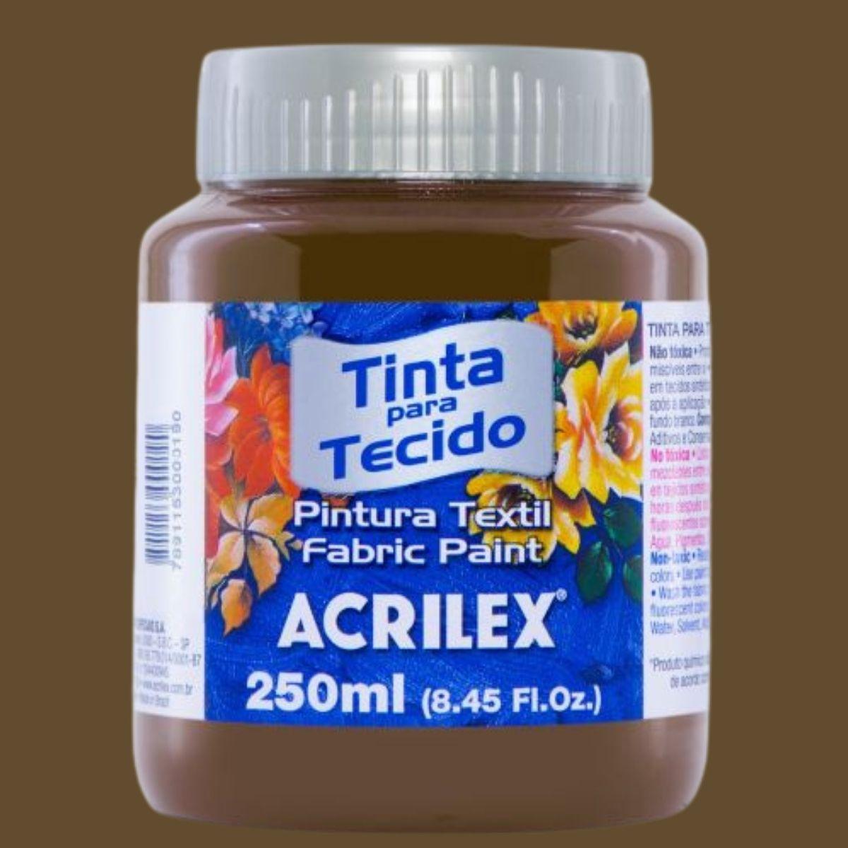 Tinta Tecido Acrilex 250ml Fosca - Palácio da Arte