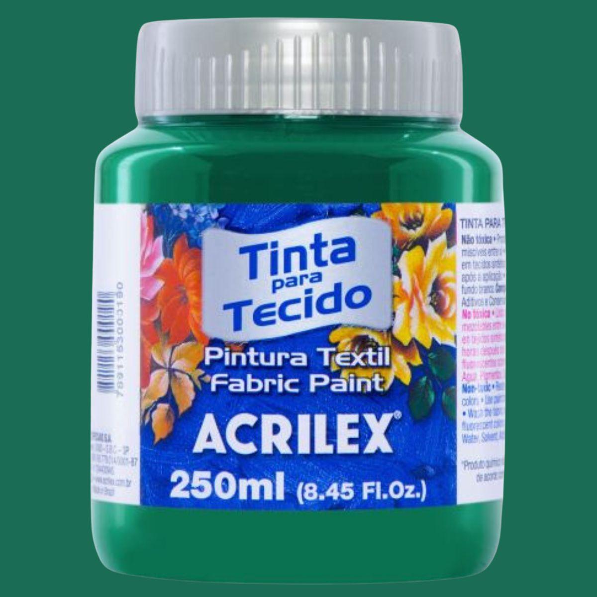 Tinta Tecido Acrilex 250ml Fosca - Palácio da Arte