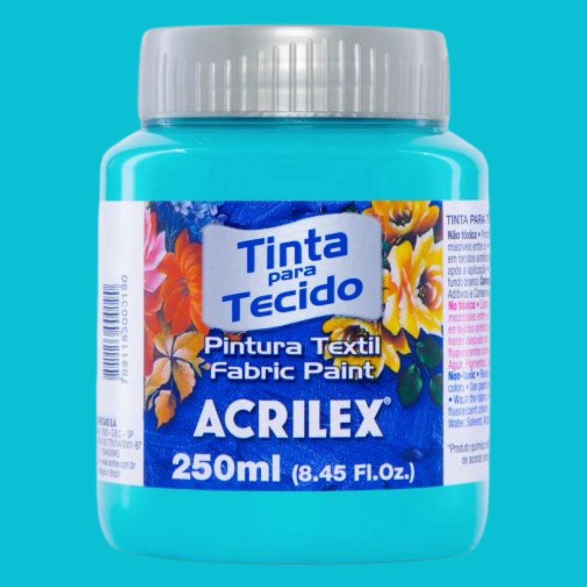 Tinta Tecido Acrilex 250ml Fosca - Palácio da Arte