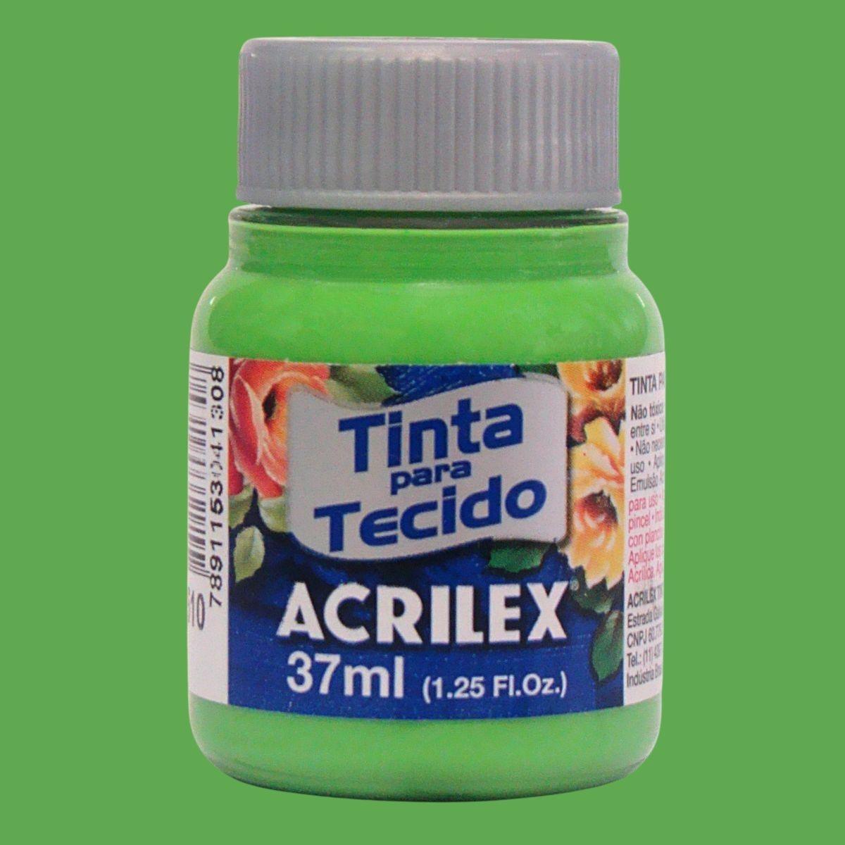 Tinta Tecido Acrilex 37ml Fosca - Palácio da Arte