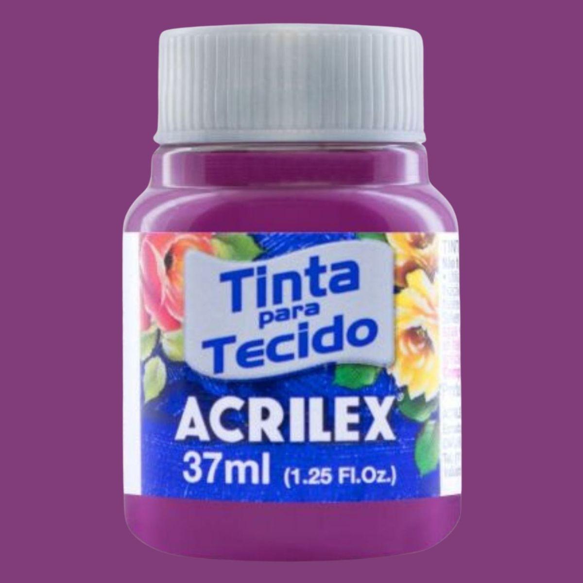 Tinta Tecido Acrilex 37ml Fosca - Palácio da Arte