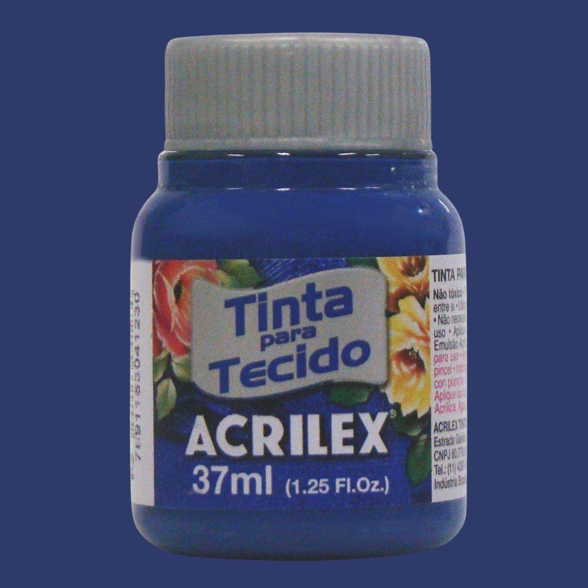 Tinta Tecido Acrilex 37ml Fosca - Palácio da Arte