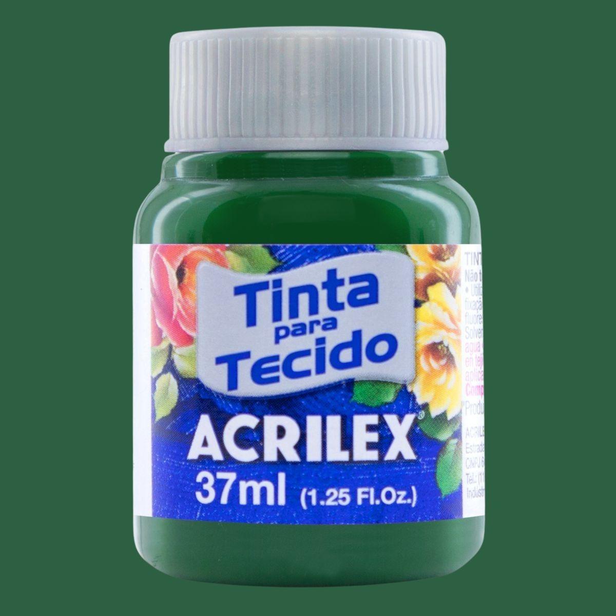 Tinta Tecido Acrilex 37ml Fosca - Palácio da Arte