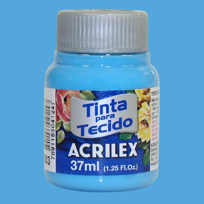 Tinta Tecido Acrilex 37ml Fosca - Palácio da Arte