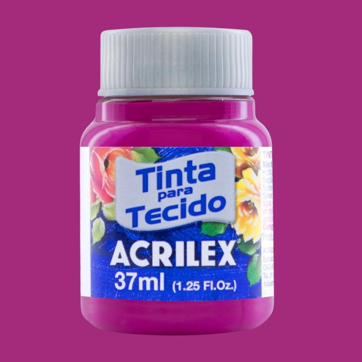 Tinta Tecido Acrilex 37ml Fosca - Palácio da Arte