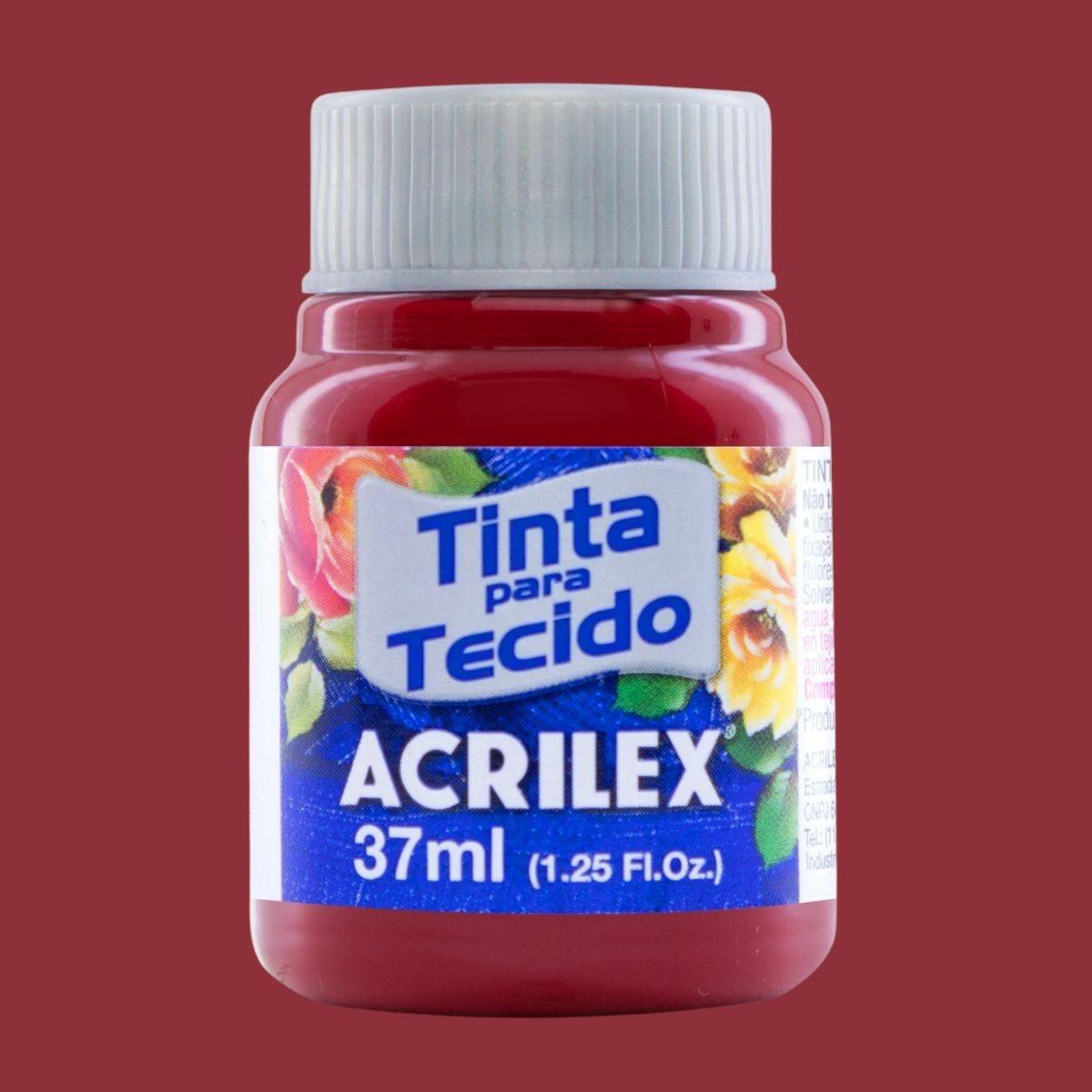 Tinta Tecido Acrilex 37ml Fosca - Palácio da Arte