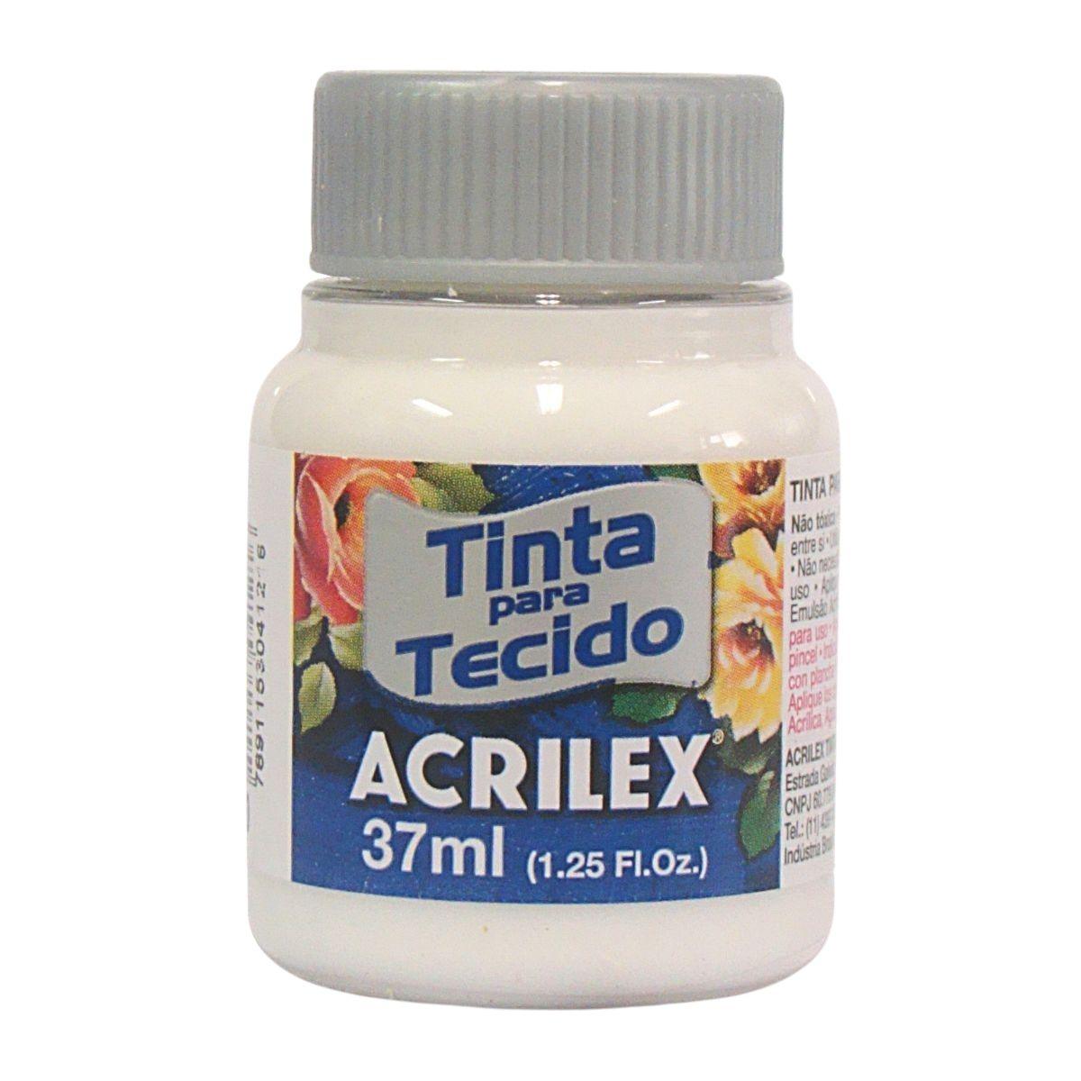 Tinta Tecido Acrilex 37ml Fosca - Palácio da Arte
