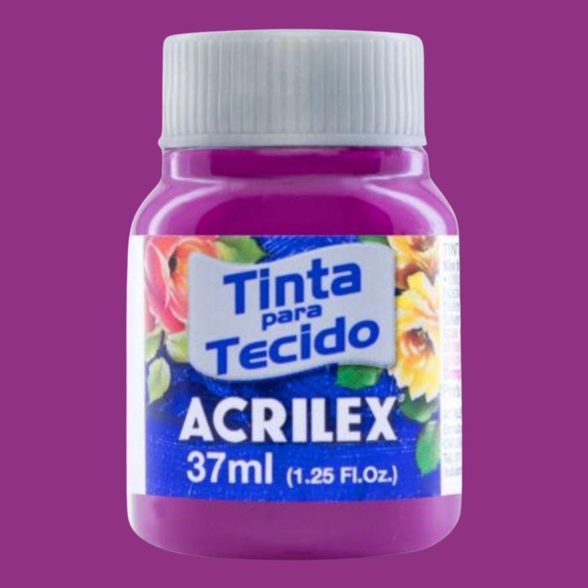 Tinta Tecido Acrilex 37ml Fosca - Palácio da Arte