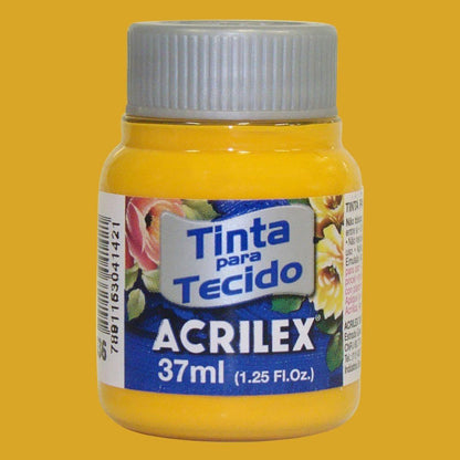 Tinta Tecido Acrilex 37ml Fosca - Palácio da Arte