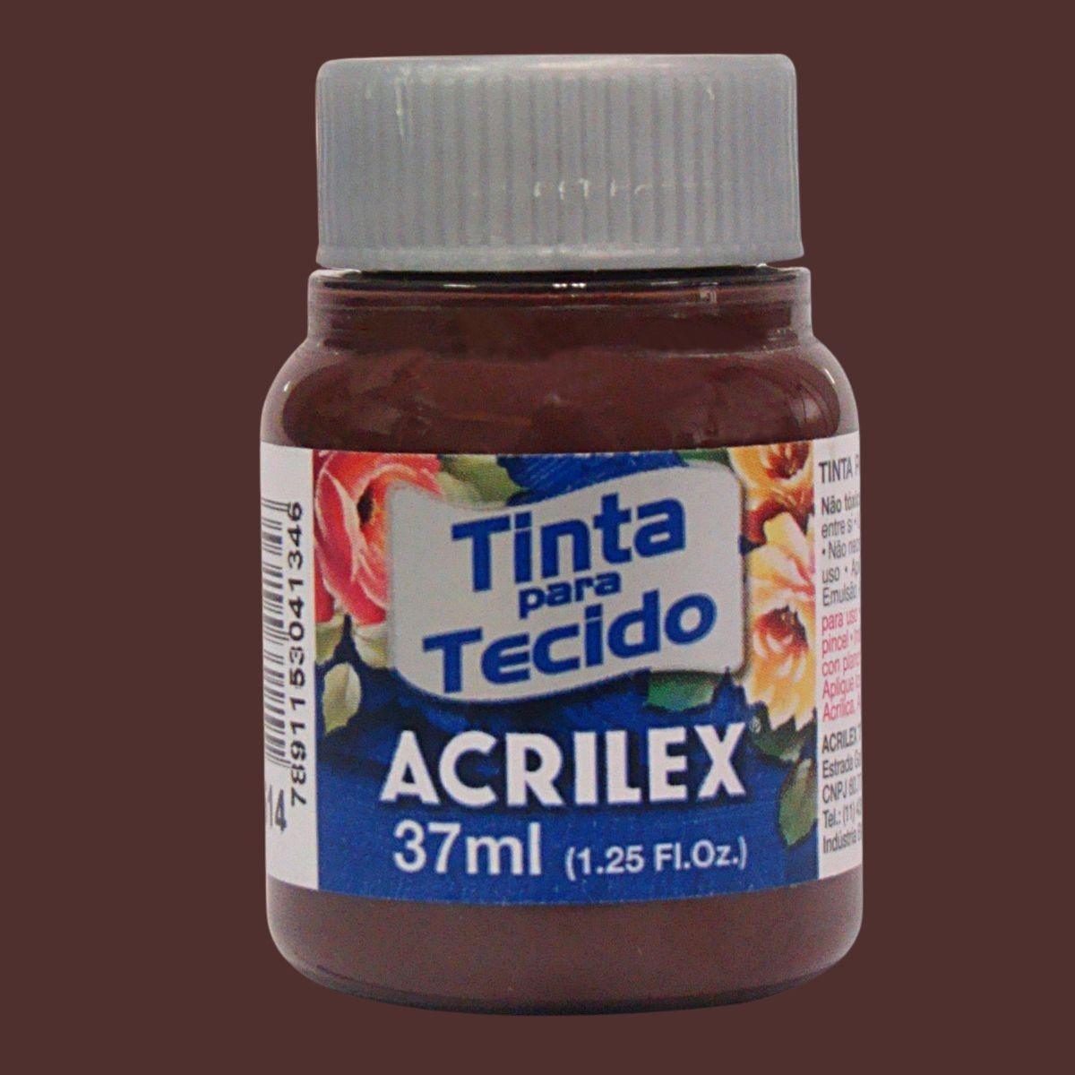 Tinta Tecido Acrilex 37ml Fosca - Palácio da Arte