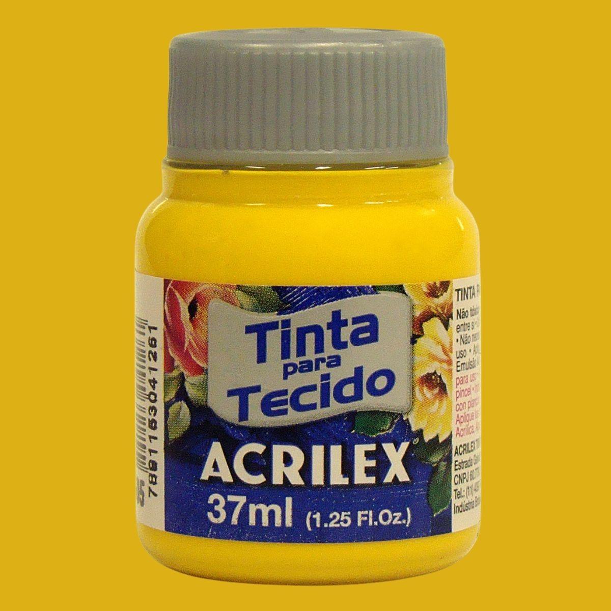 Tinta Tecido Acrilex 37ml Fosca - Palácio da Arte