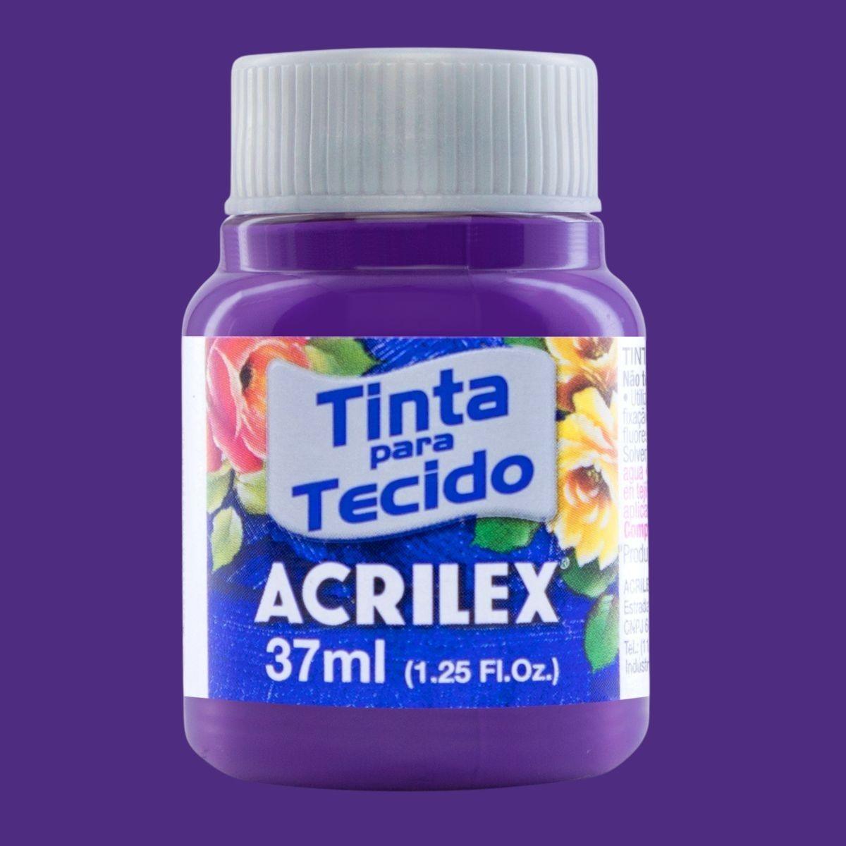 Tinta Tecido Acrilex 37ml Fosca - Palácio da Arte