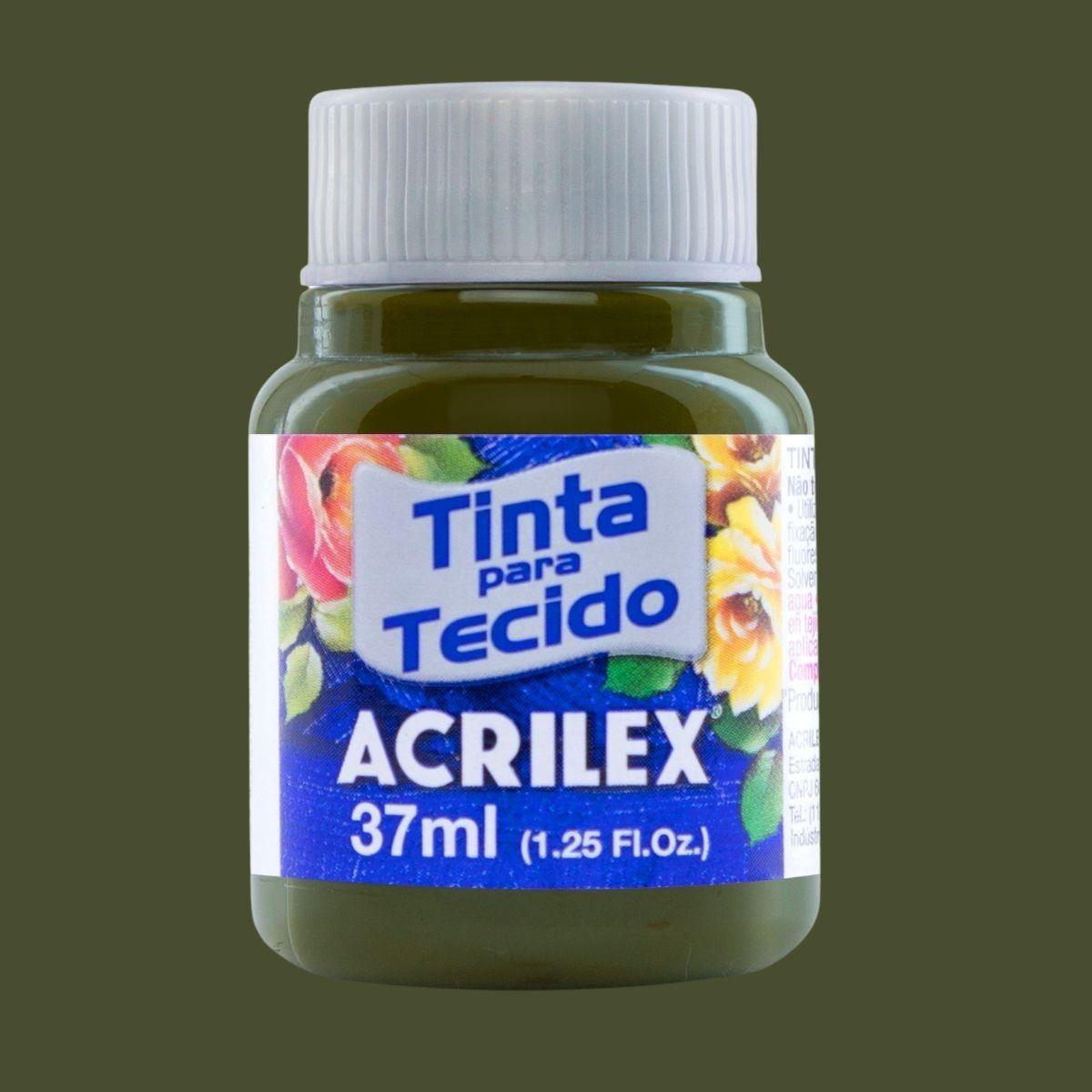 Tinta Tecido Acrilex 37ml Fosca - Palácio da Arte