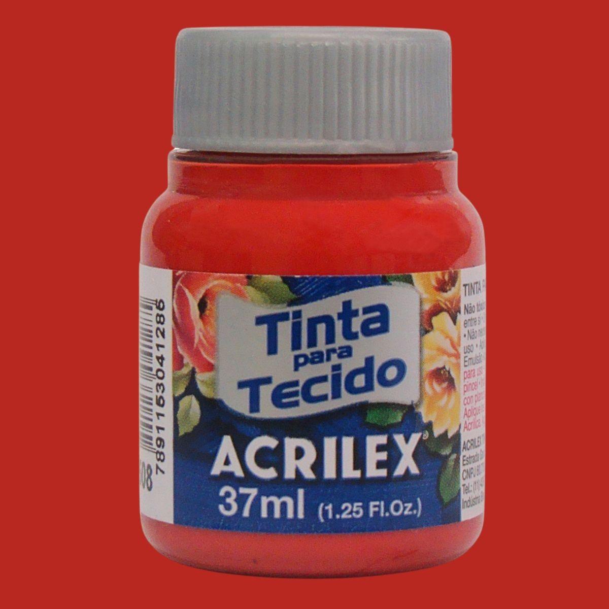 Tinta Tecido Acrilex 37ml Fosca - Palácio da Arte
