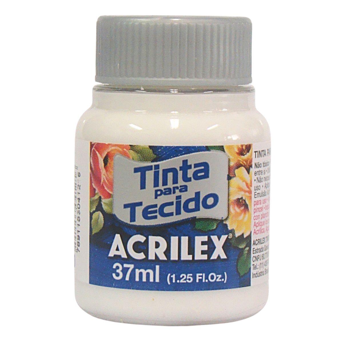 Tinta Tecido Acrilex 37ml Fosca - Palácio da Arte