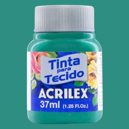 Tinta Tecido Acrilex 37ml Fosca - Palácio da Arte
