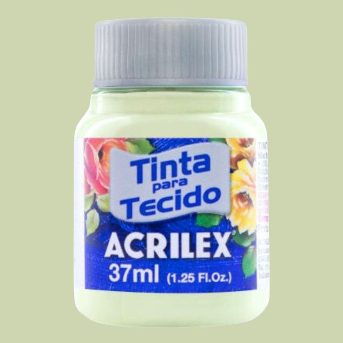 Tinta Tecido Acrilex 37ml Fosca - Palácio da Arte