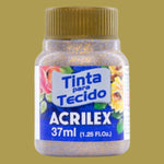 Tinta Tecido Acrilex 37ml Glitter - Palácio da Arte