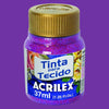Tinta Tecido Acrilex 37ml Glitter - 205 Vermelho