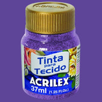 Tinta Tecido Acrilex 37ml Glitter - Palácio da Arte