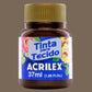 Tinta Tecido Acrilex 37ml Metálica - Palácio da Arte