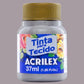 Tinta Tecido Acrilex 37ml Metálica - Palácio da Arte