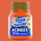 Tinta Tecido Acrilex 37ml Metálica - Palácio da Arte