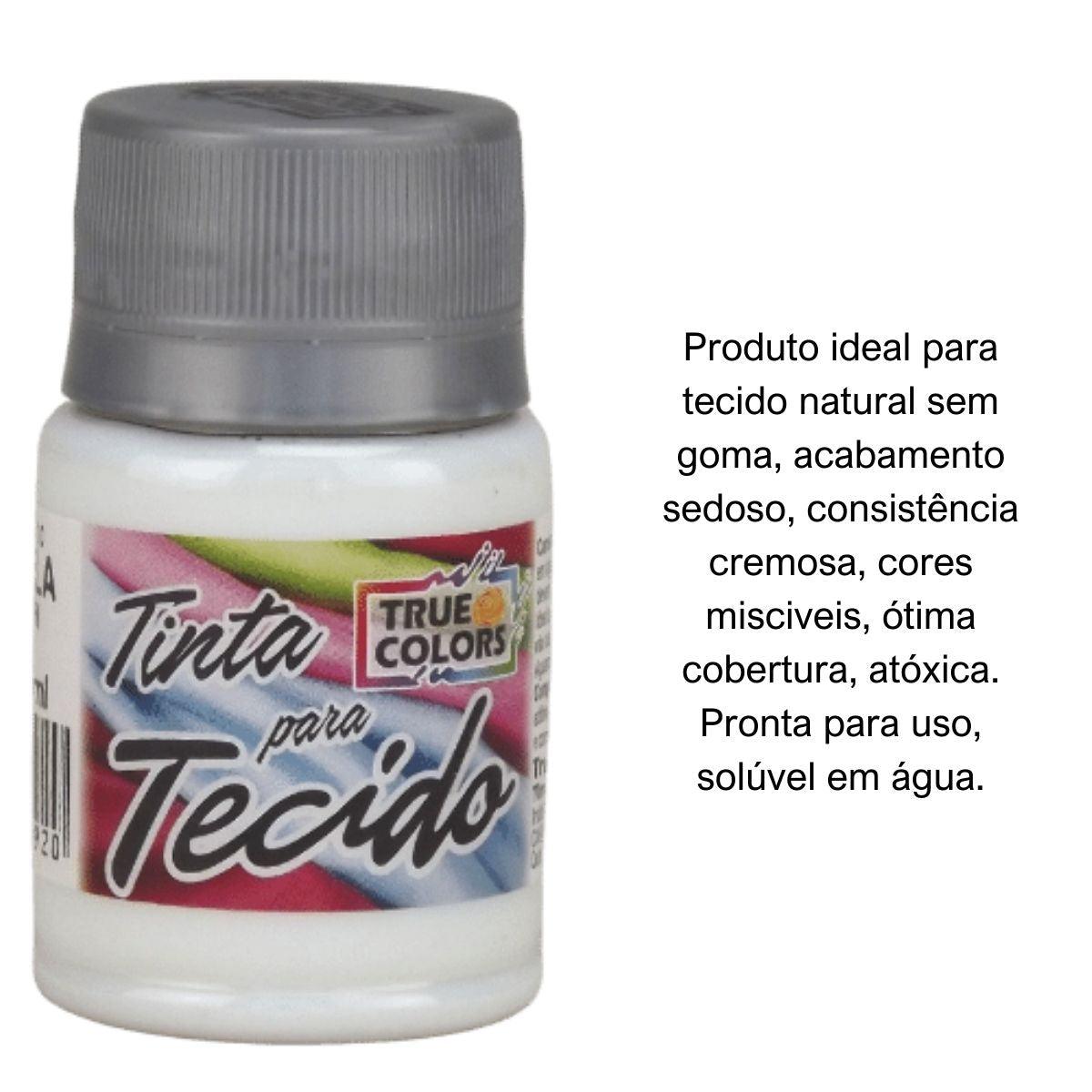 Tinta Tecido Aquarela 37ml True Colors - Palácio da Arte