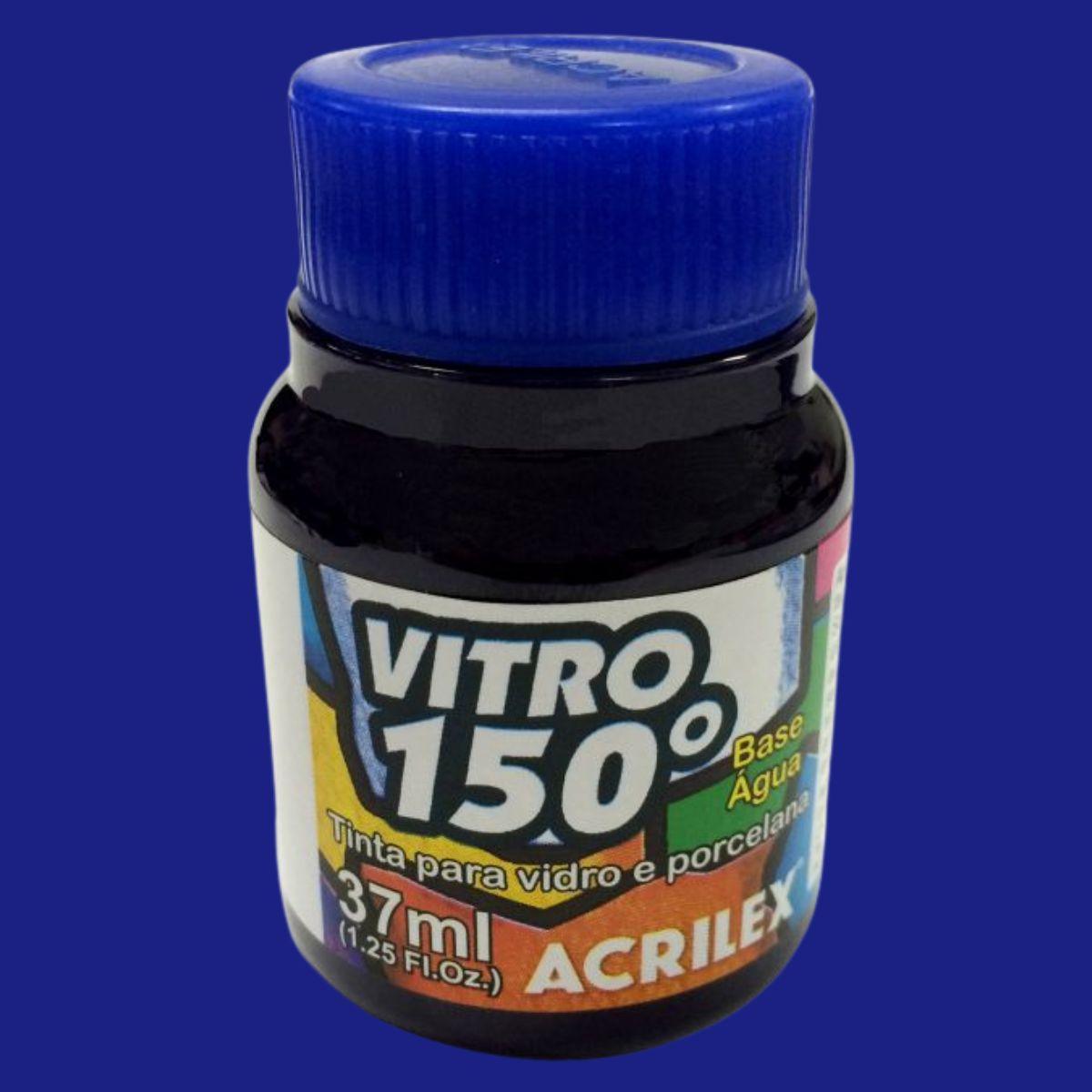Tinta Vitro 150 Acrilex 37ml Vidro e Porcelana - Palácio da Arte