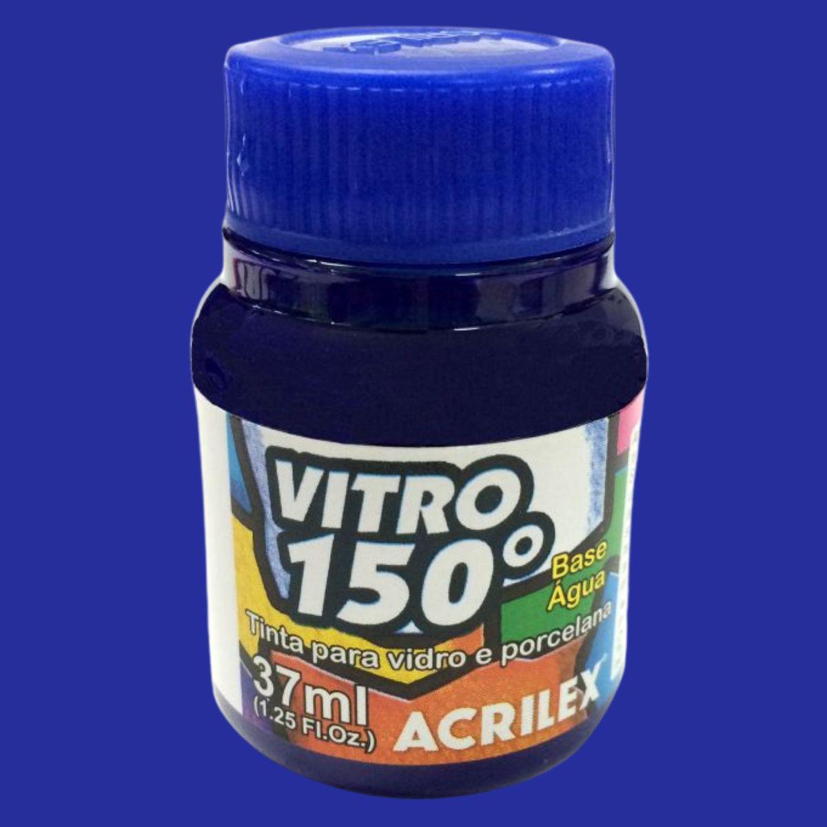 Tinta Vitro 150 Acrilex 37ml Vidro e Porcelana - Palácio da Arte