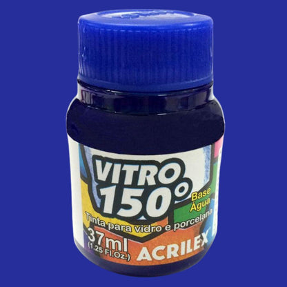 Tinta Vitro 150 Acrilex 37ml Vidro e Porcelana - Palácio da Arte