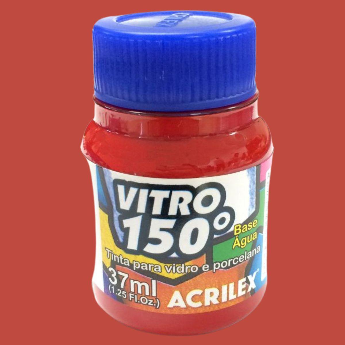 Tinta Vitro 150 Acrilex 37ml Vidro e Porcelana - Palácio da Arte