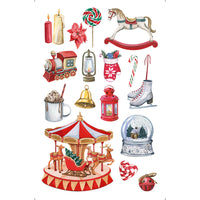 Transfer de Imagem 10x15 TISN-013 Jardim de Natal - Palácio da Arte