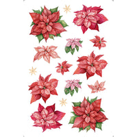 Transfer de Imagem 10x15 TISN-014 Natal Poinsétias - Palácio da Arte