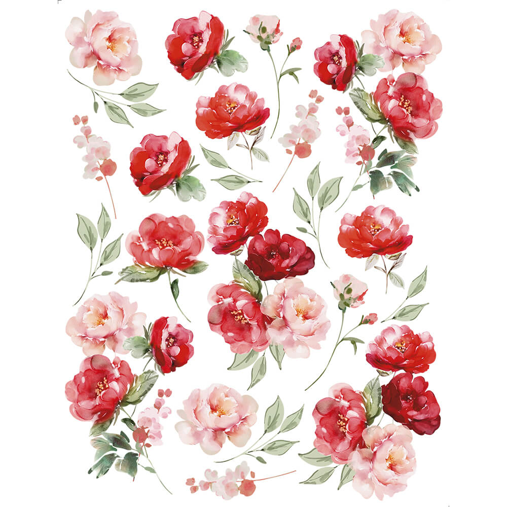 Transfer de Imagem Litoarte 15x19,5 TIM1-001 Rosas Silvestres - Palácio da Arte