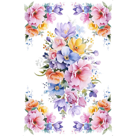 Transfer de Imagem Litoarte 19,5x29,5 TIB-008 Floral - Palácio da Arte