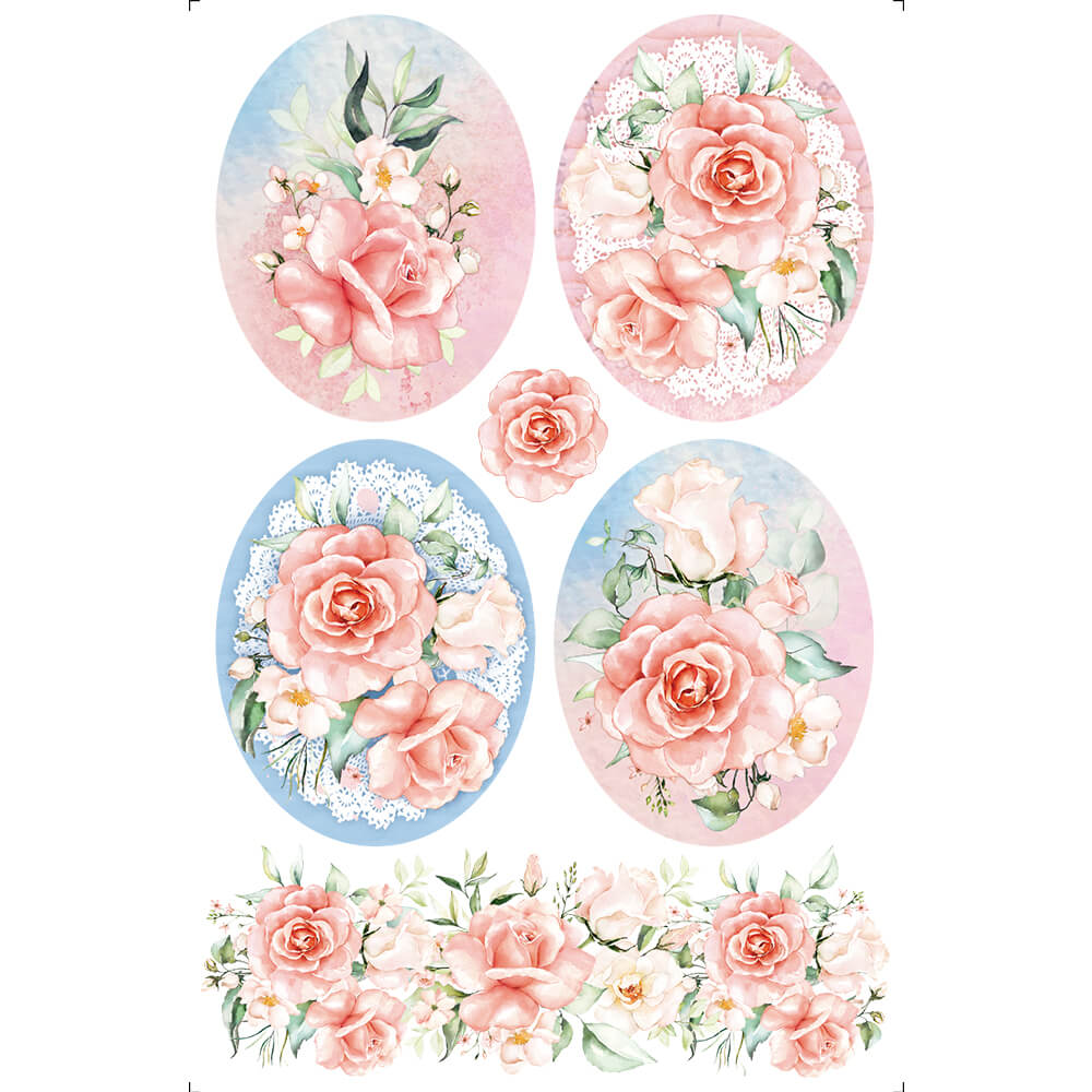 Transfer de Imagem Litoarte 9,8x15 TIS1-002 Flores - Palácio da Arte