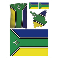 Transfer de Imagem Litoarte 9,8x7,5cm TI-004 Bandeira do Amapá - Palácio da Arte