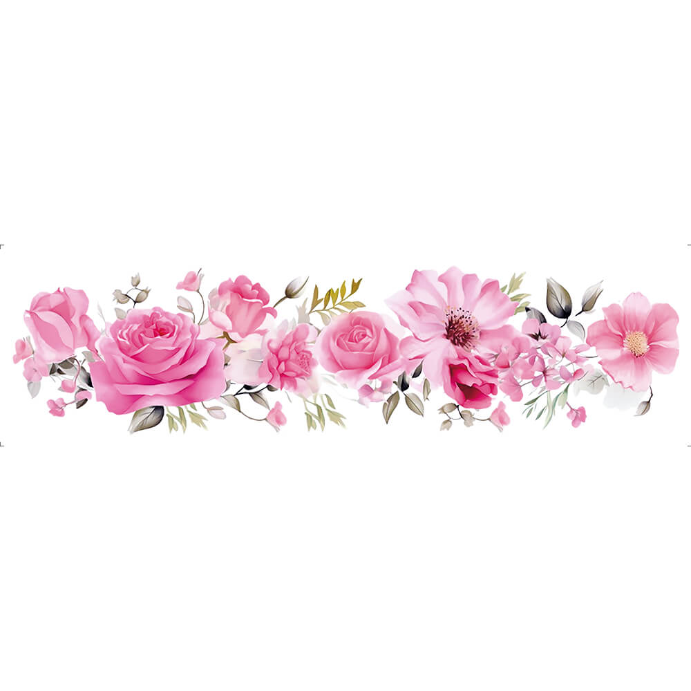 Transfer de Imagem Têxtil Litoarte 24x7 TTB4-005 Rosas - Palácio da Arte