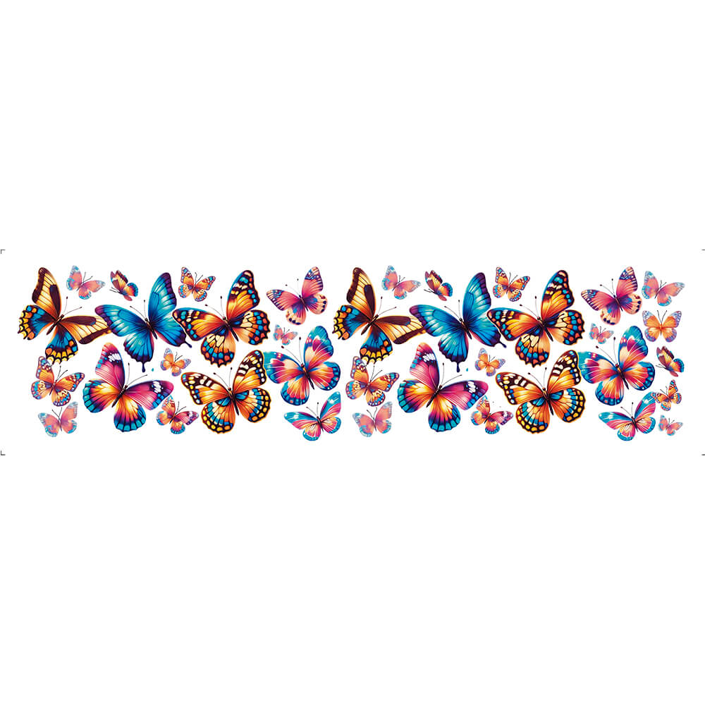 Transfer de Imagem Têxtil Litoarte 24x7 TTB4-008 Borboleta - Palácio da Arte