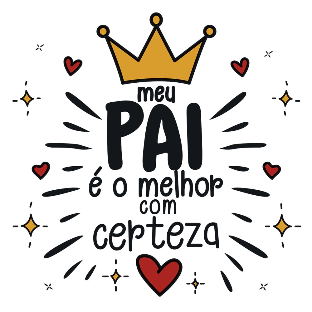 Transfer Têxtil Litoarte 13,5x13,5 TTQ4-014 Frase Pai - Palácio da Arte