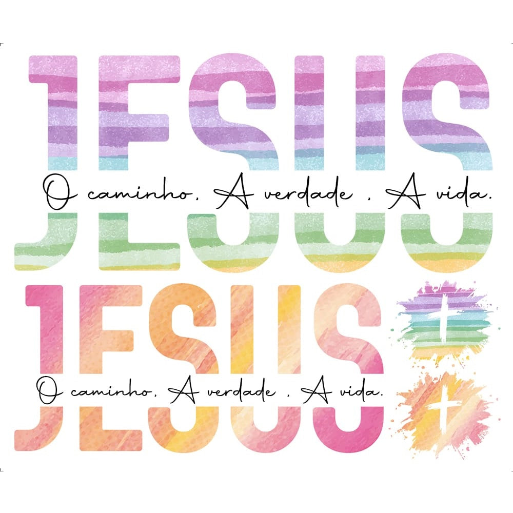Transfer Têxtil Litoarte 24x20 TTR4-007 Jesus - Palácio da Arte