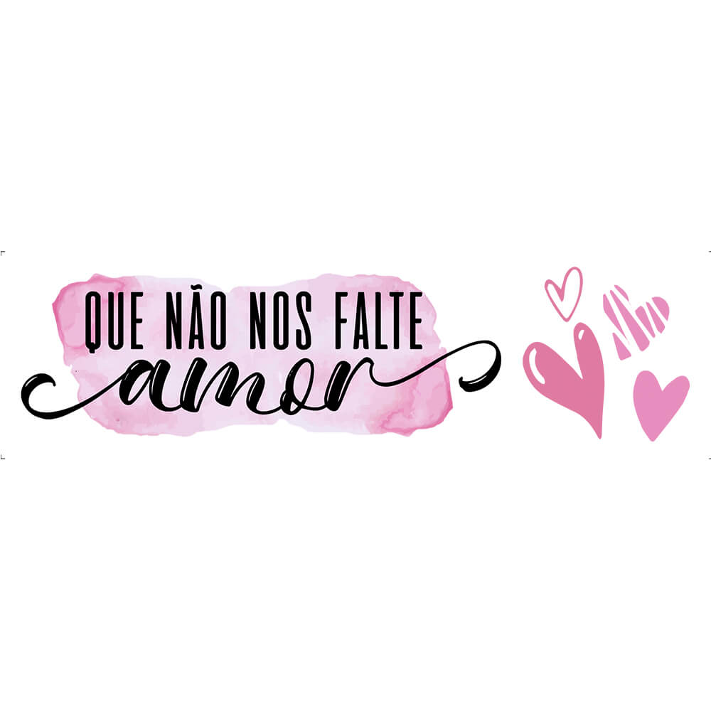 Transfer Têxtil Litoarte 24x7 TTB4-002 Frase Amor - Palácio da Arte