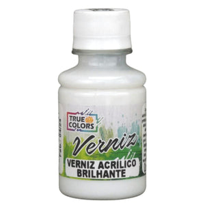 Verniz Acrílico Brilhante 100ml True Colors - Palácio da Arte