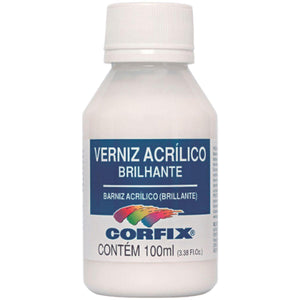 Verniz Acrílico Brilhante Corfix 100ml - Palácio da Arte