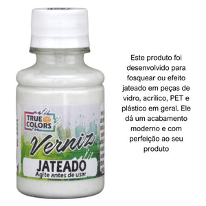 Verniz Acrílico Jateado 100ml para Fosquear True Colors - Palácio da Arte