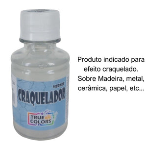 Verniz Craquelador 100ml True Colors - Palácio da Arte