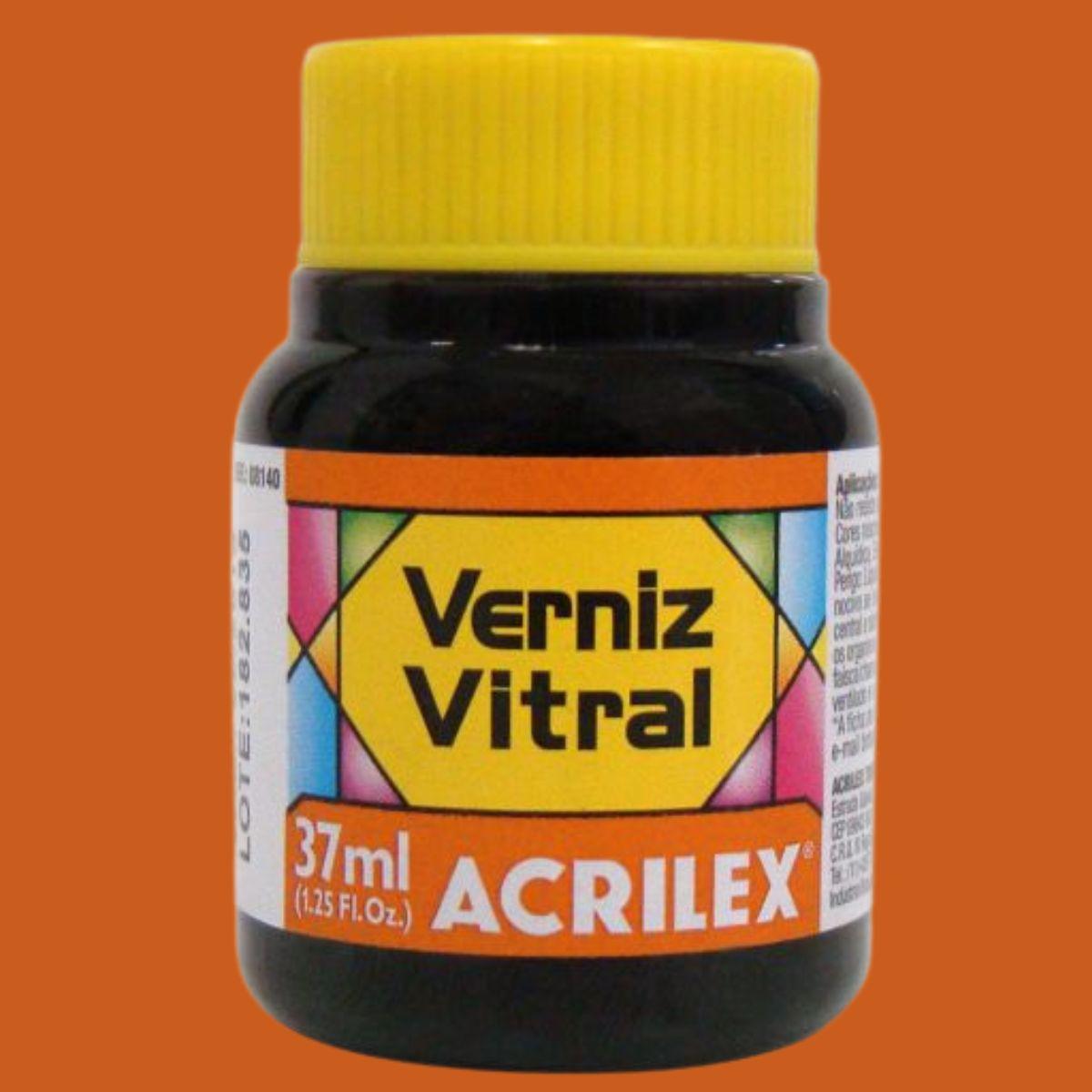 Verniz Vitral Acrilex 37ml Transparente e Brilhante - Palácio da Arte