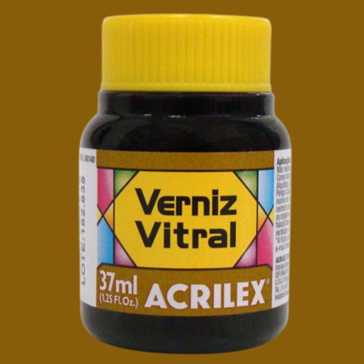 Verniz Vitral Acrilex 37ml Transparente e Brilhante - Palácio da Arte