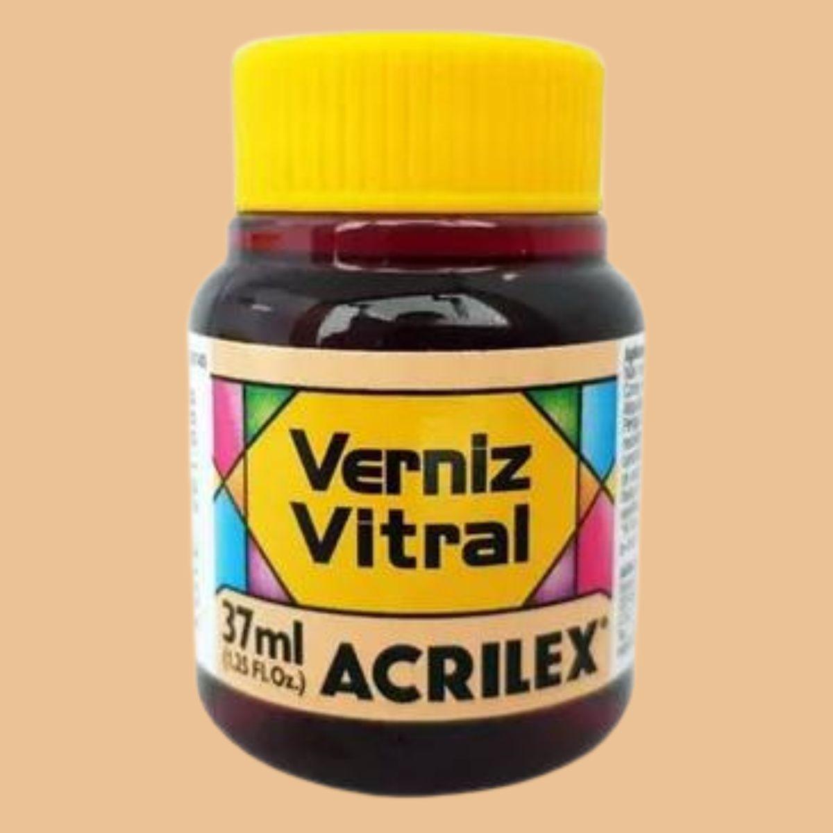 Verniz Vitral Acrilex 37ml Transparente e Brilhante - Palácio da Arte